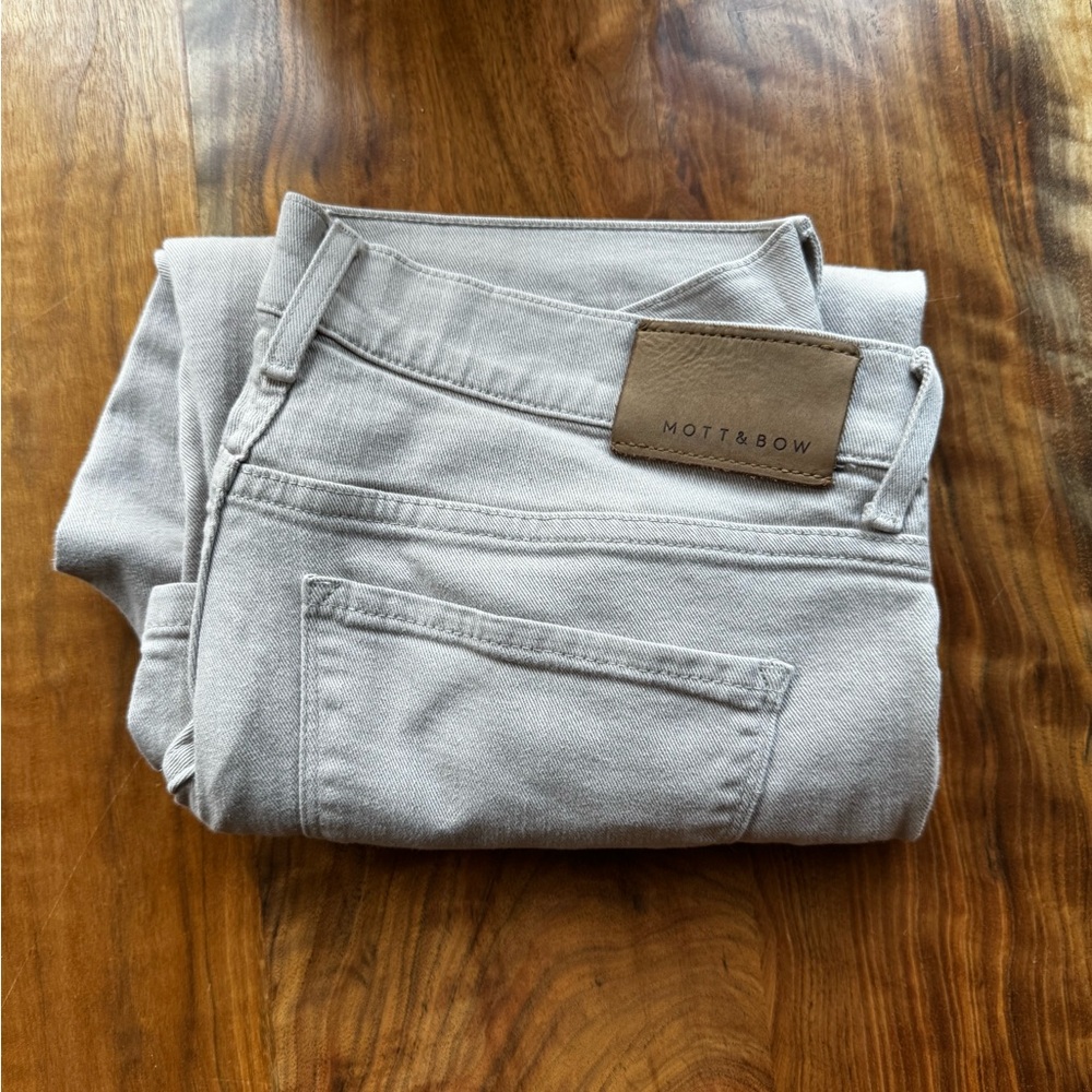 Mott & Bow Mercer (Khaki) Straight Leg Jean 33x31